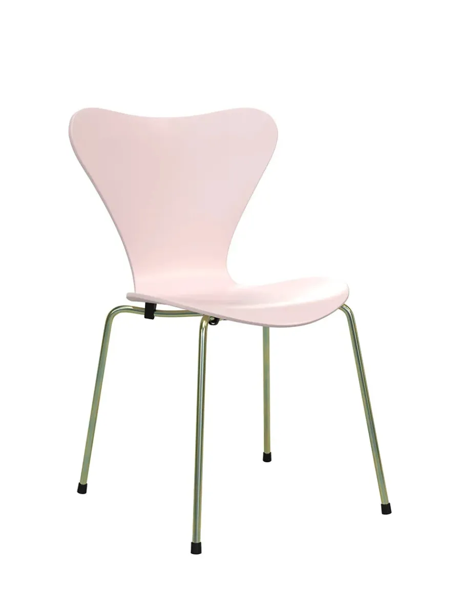 70th Anniversary Edition 3107 Spisebordsstol, 7:14 AM Beige af Arne Jacobsen<Fritz Hansen Sale
