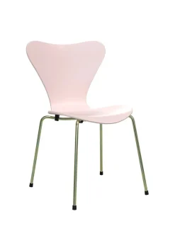 70th Anniversary Edition 3107 Spisebordsstol, 7:14 AM Green af Arne Jacobsen<Fritz Hansen