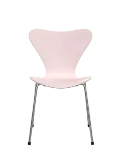 70th Anniversary Edition 3107 Spisebordsstol, 7:14 AM Pink af Arne Jacobsen<Fritz Hansen