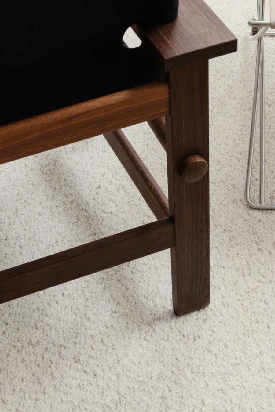 The Canvas Chair, sæbebehandlet eg natur canvas af Børge Mogensen<Fredericia Furniture Online