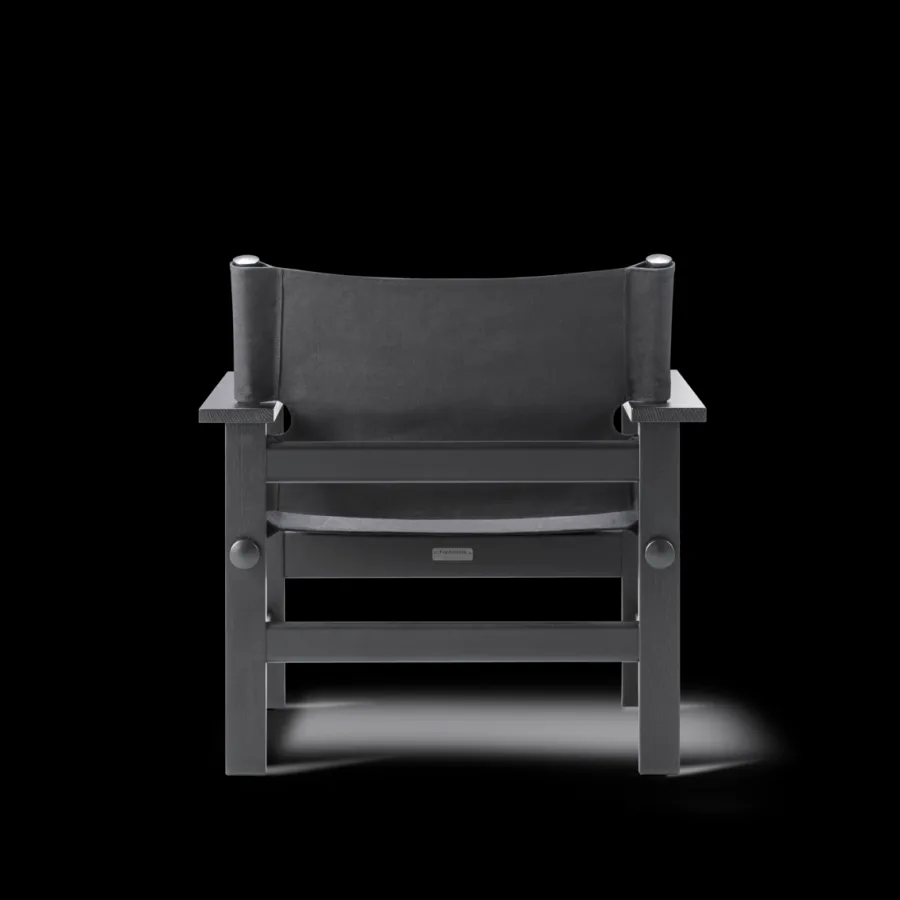 The Canvas Chair, sæbebehandlet eg natur canvas af Børge Mogensen<Fredericia Furniture Online