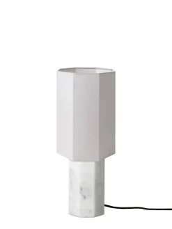The Eight Over Eight Lamp Small, white marble fra<Louise Roe