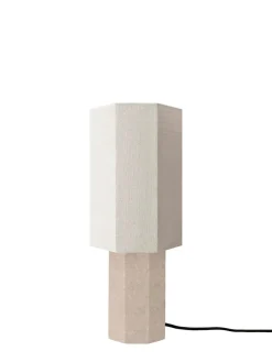 The Eight Over Eight Lamp Small, white marble fra<Louise Roe