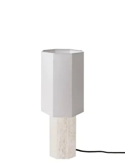 The Eight Over Eight Lamp Small, white marble fra<Louise Roe