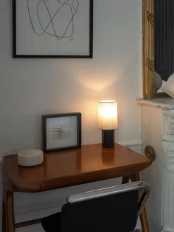 The Eight Over Eight Lamp Small, grey marble fra<Louise Roe Hot