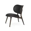 The Lounge Chair, sirka grå eg med sort læder fra<Mater Clearance