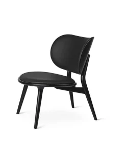 The Lounge Chair, sort bøg med sort læder fra<Mater