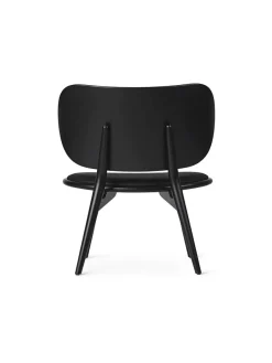 The Lounge Chair, sort bøg med sort læder fra<Mater