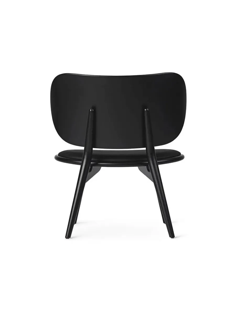 The Lounge Chair, sort bøg med sort læder fra<Mater