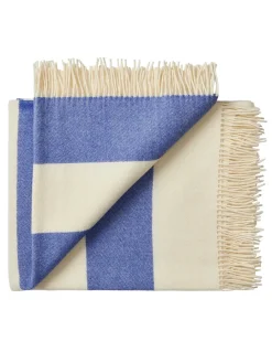 The Sweater Plaid, blue fra<Silkeborg Uldspinderi New