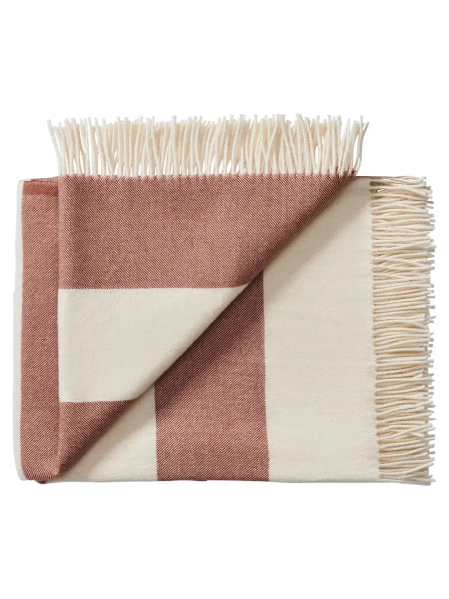 The Sweater Plaid, brown fra<Silkeborg Uldspinderi Outlet