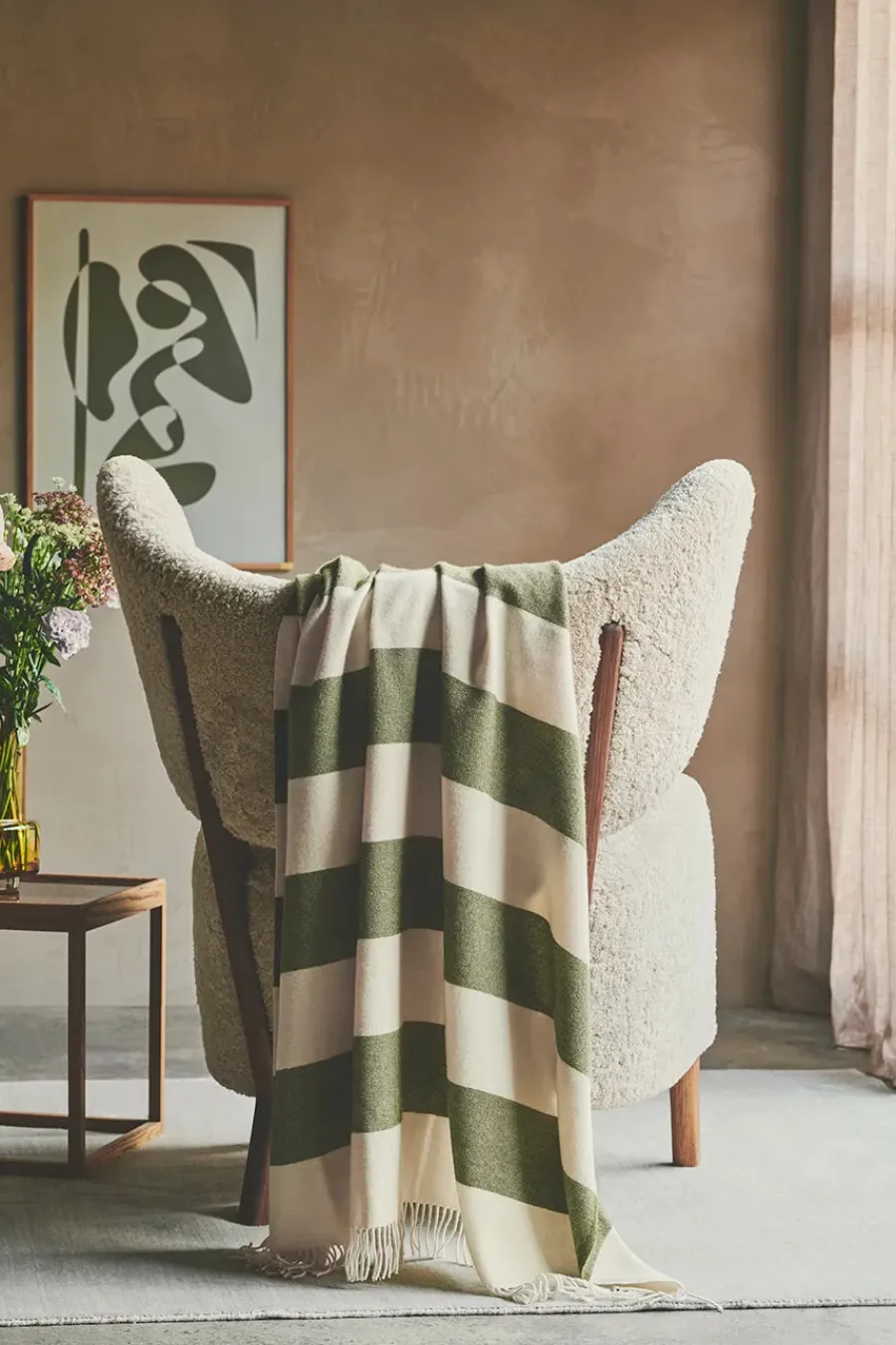 The Sweater Plaid, green fra<Silkeborg Uldspinderi Online