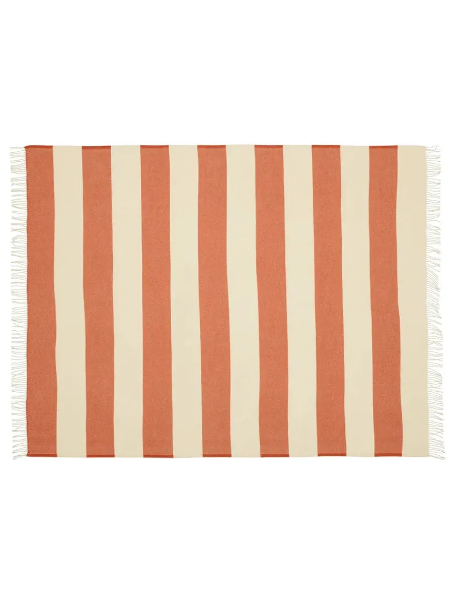 The Sweater Plaid, orange fra<Silkeborg Uldspinderi Clearance