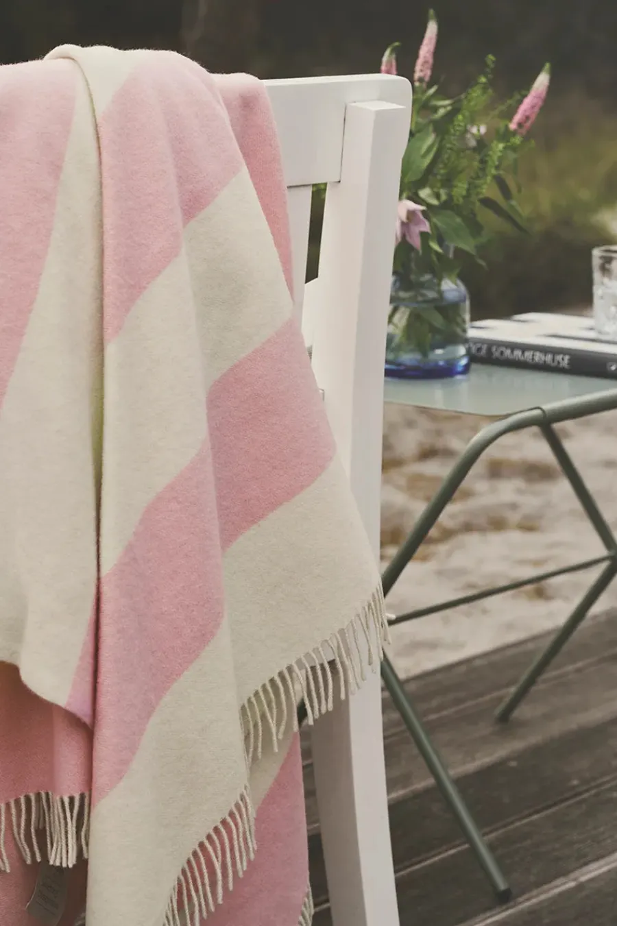 The Sweater Plaid, orange fra<Silkeborg Uldspinderi Clearance