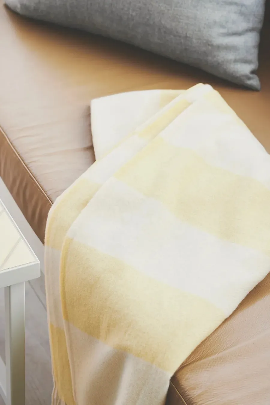 The Sweater Plaid, yellow fra<Silkeborg Uldspinderi Best