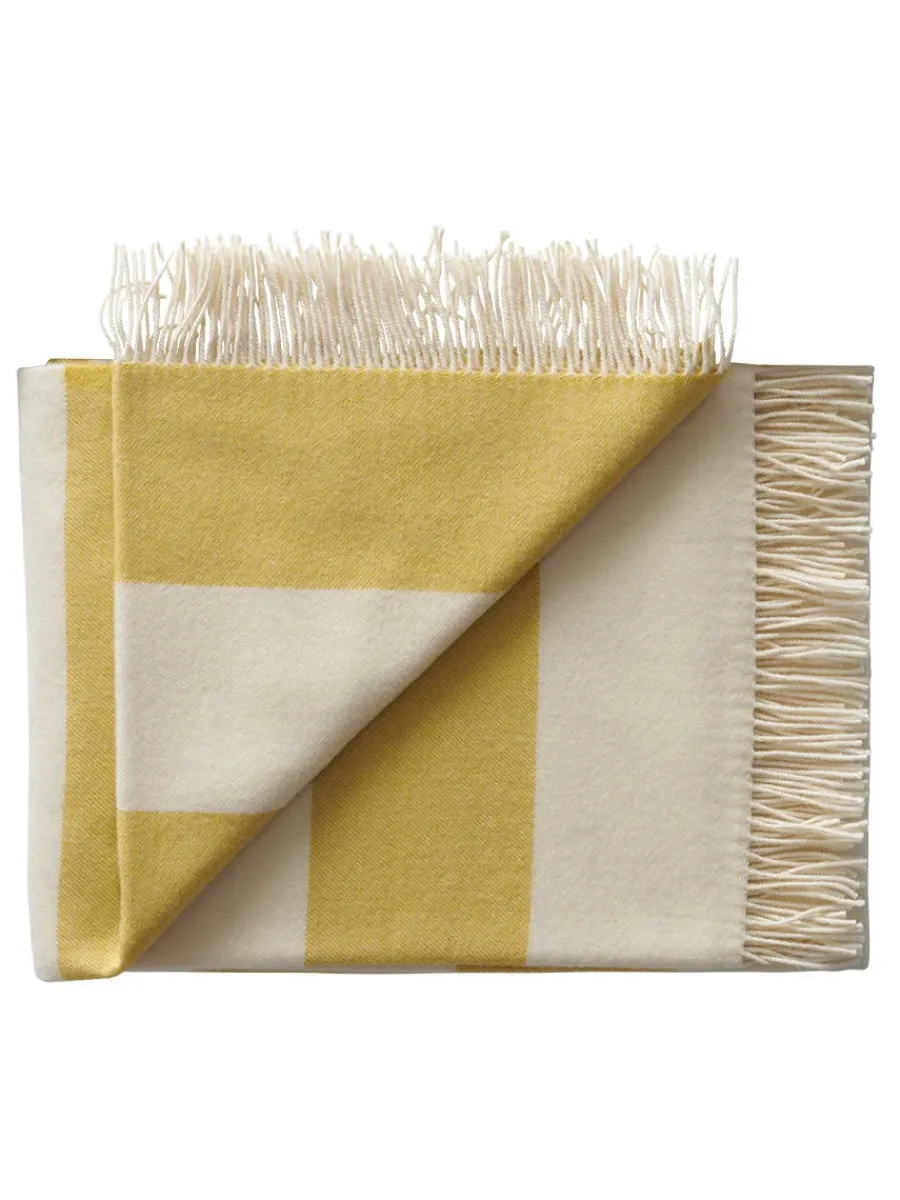 The Sweater Plaid, yellow fra<Silkeborg Uldspinderi Best