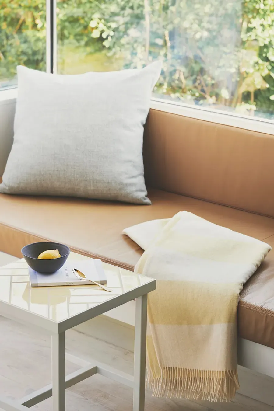 The Sweater Plaid, yellow fra<Silkeborg Uldspinderi Best