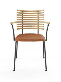 Tiger Armstol, cognac læder fra<Naver Collection Outlet