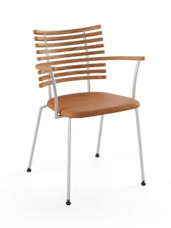 Tiger Armstol, cognac læder fra<Naver Collection Outlet