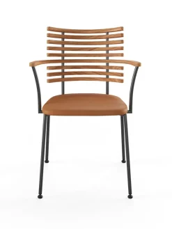 Tiger Armstol, cognac læder fra<Naver Collection Outlet