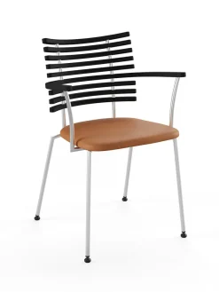 Tiger Armstol, cognac læder fra<Naver Collection Outlet