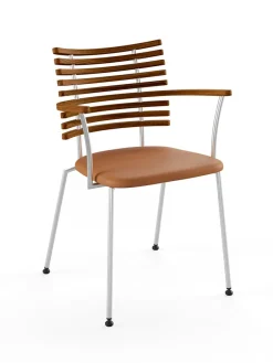 Tiger Armstol, cognac læder fra<Naver Collection Outlet