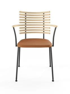 Tiger Armstol, cognac læder fra<Naver Collection Outlet