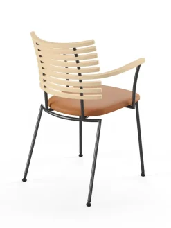 Tiger Armstol, cognac læder fra<Naver Collection Outlet