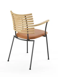 Tiger Armstol, cognac læder fra<Naver Collection Outlet