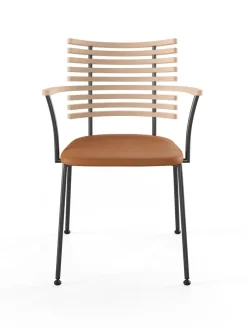 Tiger Armstol, cognac læder fra<Naver Collection Outlet