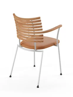 Tiger Armstol, cognac læder fra<Naver Collection Outlet