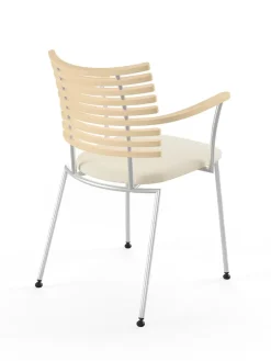 Tiger Armstol, creme læder fra<Naver Collection