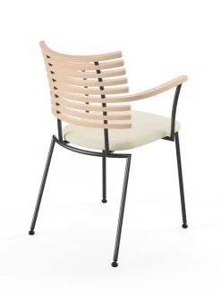 Tiger Armstol, creme læder fra<Naver Collection