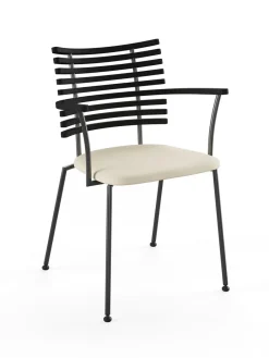 Tiger Armstol, creme læder fra<Naver Collection