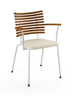 Tiger Armstol, creme læder fra<Naver Collection