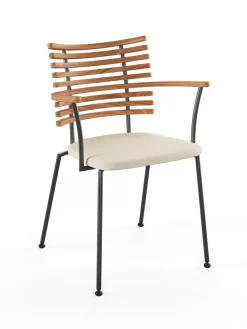 Tiger Armstol, creme læder fra<Naver Collection