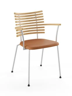 Tiger Armstol, creme læder fra<Naver Collection