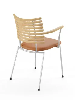 Tiger Armstol, creme læder fra<Naver Collection