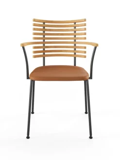 Tiger Armstol, creme læder fra<Naver Collection