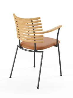 Tiger Armstol, creme læder fra<Naver Collection