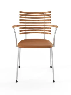 Tiger Armstol, creme læder fra<Naver Collection