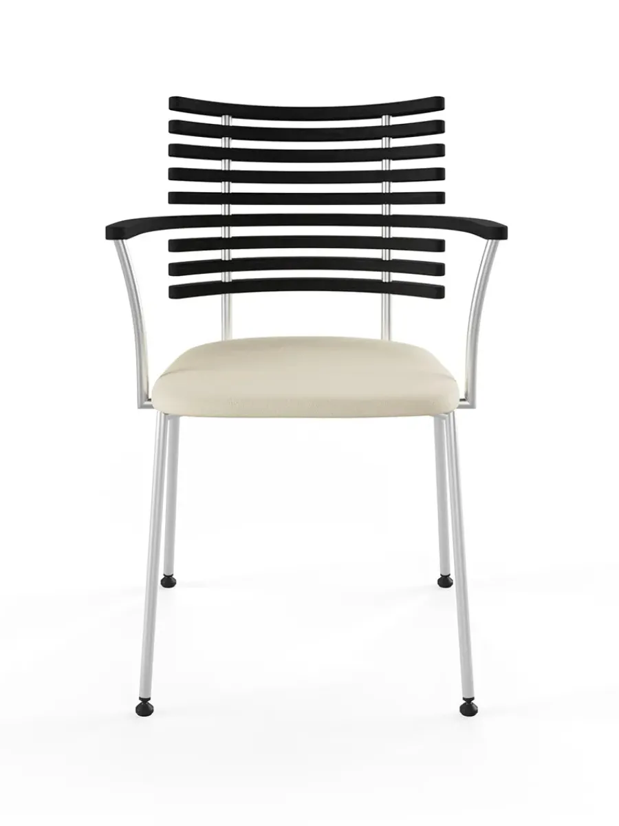 Tiger Armstol, sort læder fra<Naver Collection New