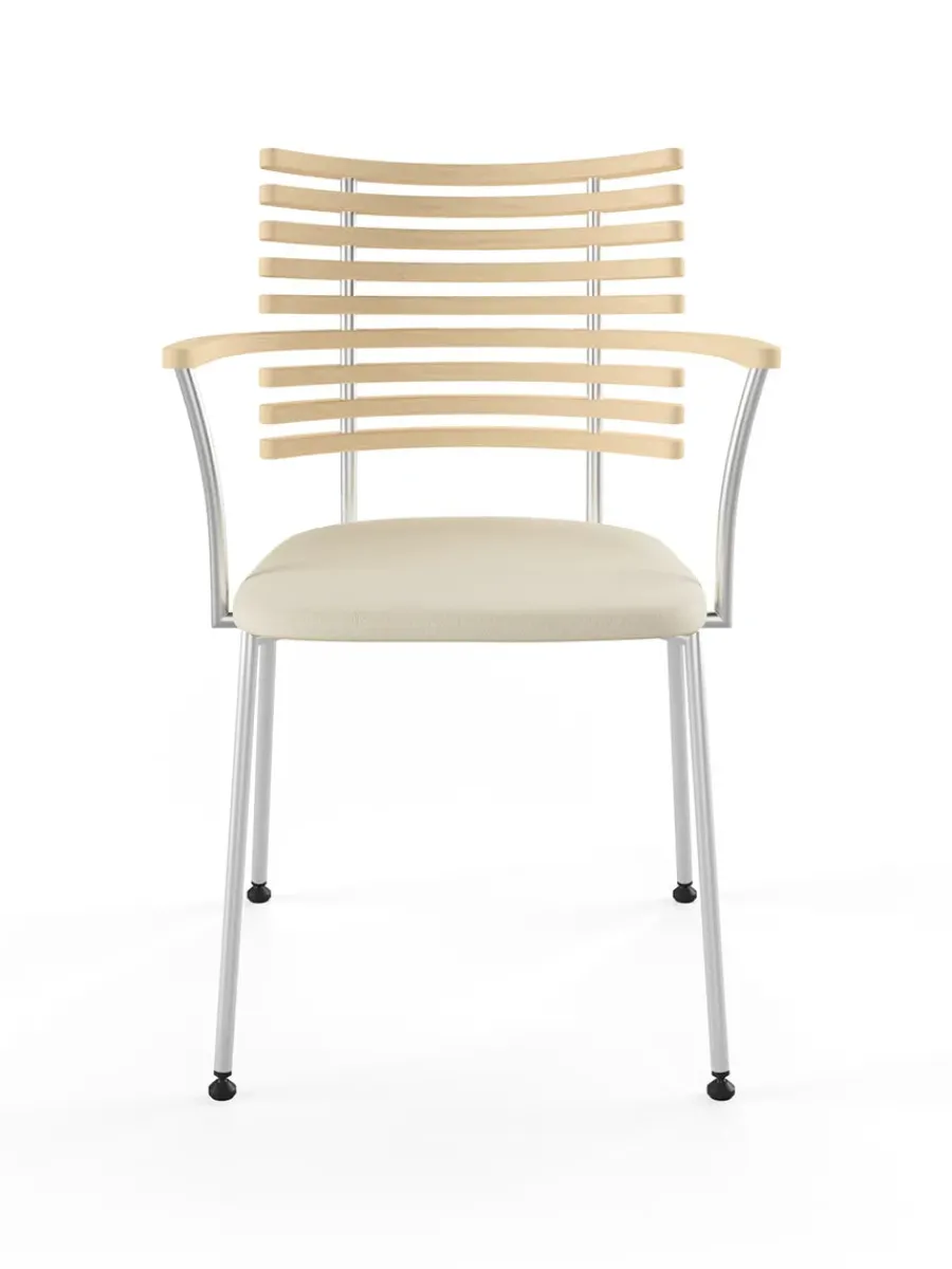 Tiger Armstol, sort læder fra<Naver Collection New