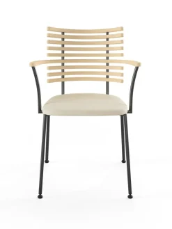 Tiger Armstol, sort læder fra<Naver Collection New