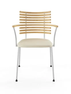 Tiger Armstol, sort læder fra<Naver Collection New