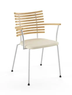 Tiger Armstol, sort læder fra<Naver Collection New