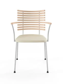 Tiger Armstol, sort læder fra<Naver Collection New