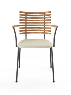 Tiger Armstol, sort læder fra<Naver Collection New