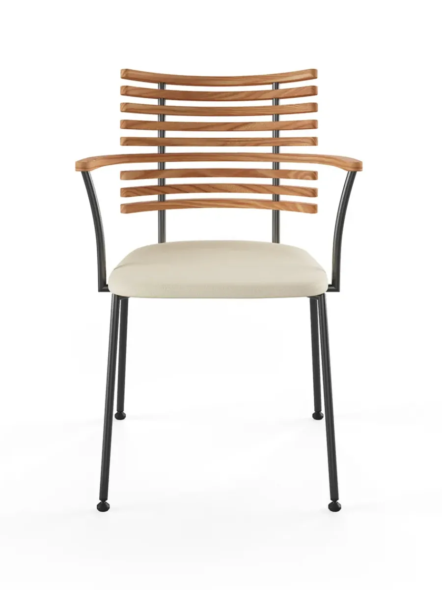 Tiger Armstol, sort læder fra<Naver Collection New