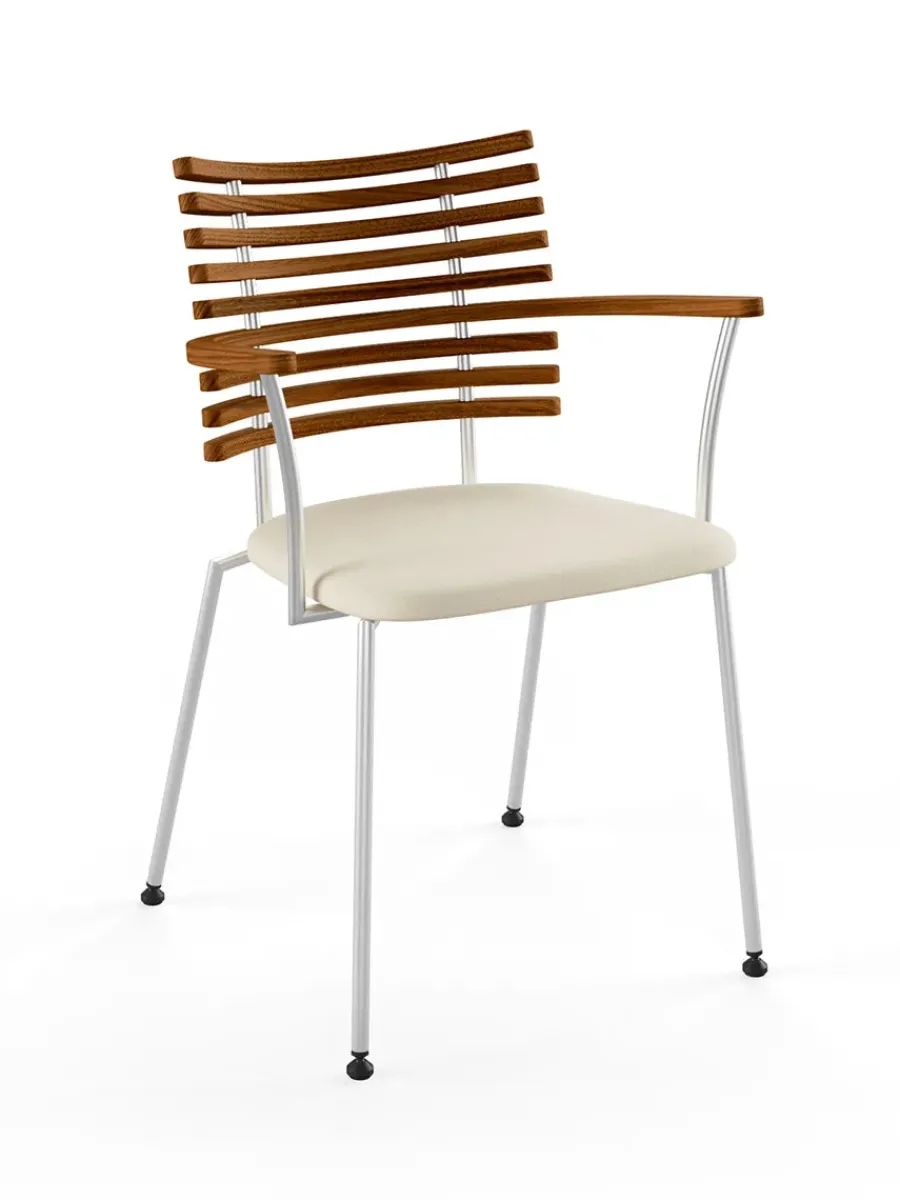 Tiger Armstol, sort læder fra<Naver Collection New